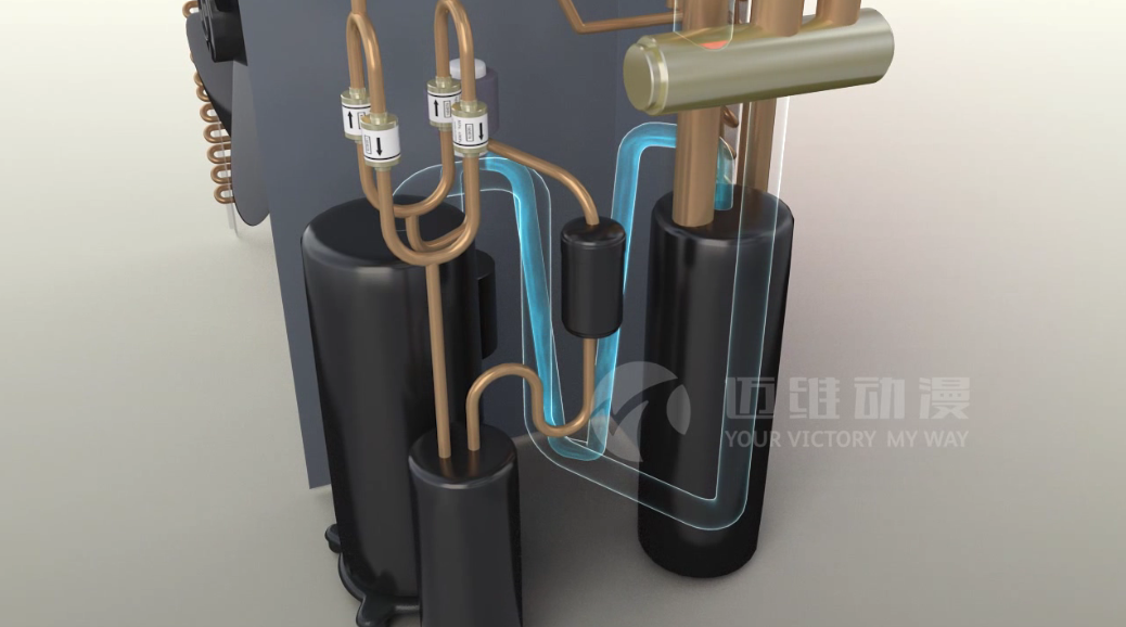 “煤改電”如火如荼，空氣能采暖系統(tǒng)原理動畫帶你領(lǐng)會新技術(shù)(圖3)