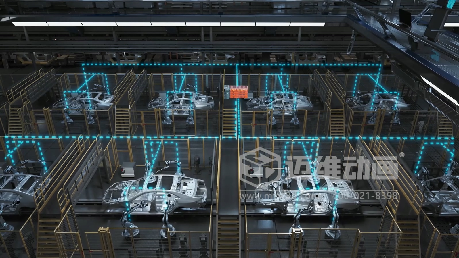 工業(yè)自動(dòng)化 3D 動(dòng)畫如何精準(zhǔn)呈現(xiàn)？邁維動(dòng)畫為可編程邏輯控制器打造爆款產(chǎn)品動(dòng)畫宣傳片(圖4)