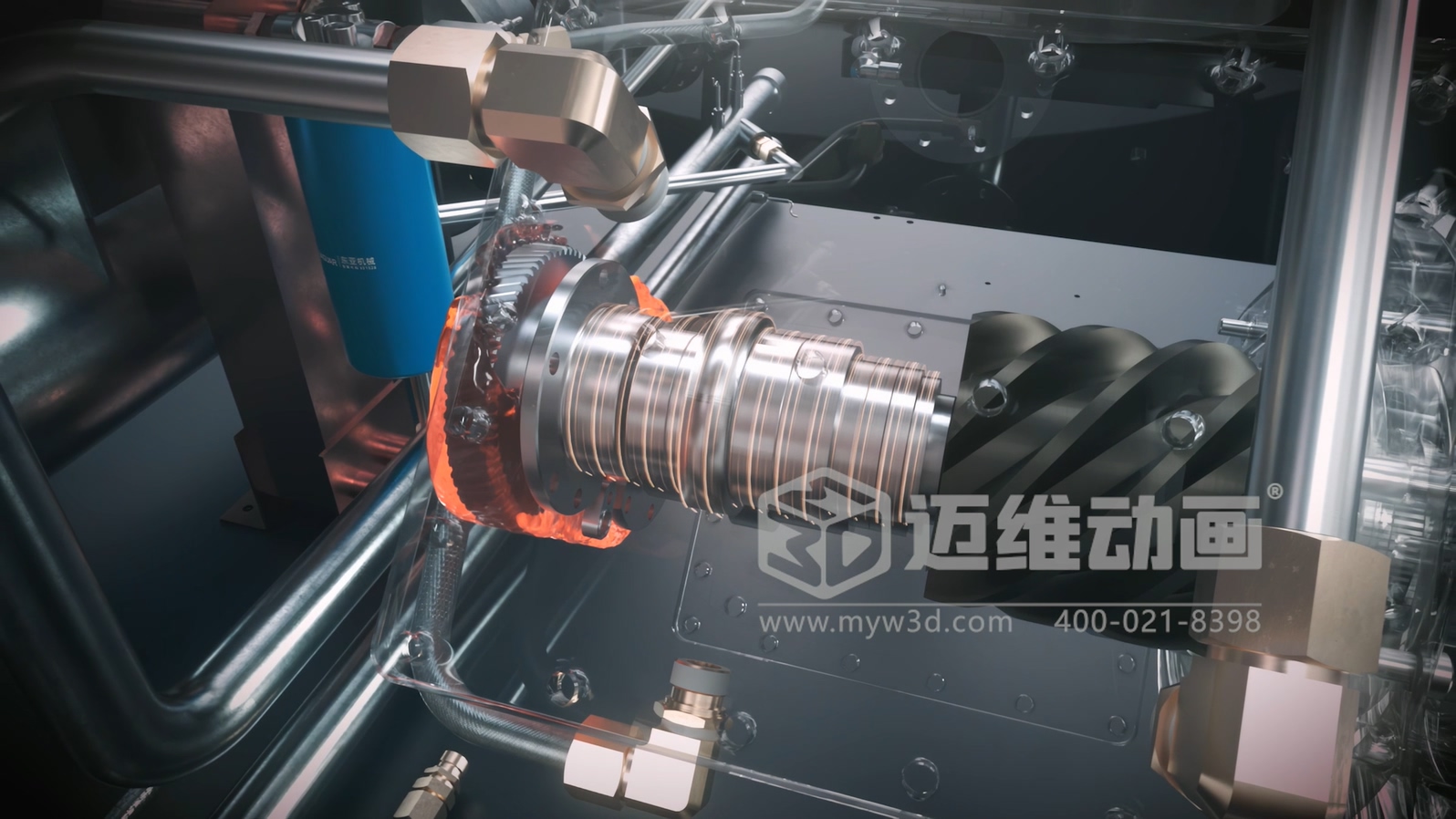 看案例說話：某頭部空壓機(jī)品牌用三維動(dòng)畫，拿下千萬訂單的秘密！(圖8)