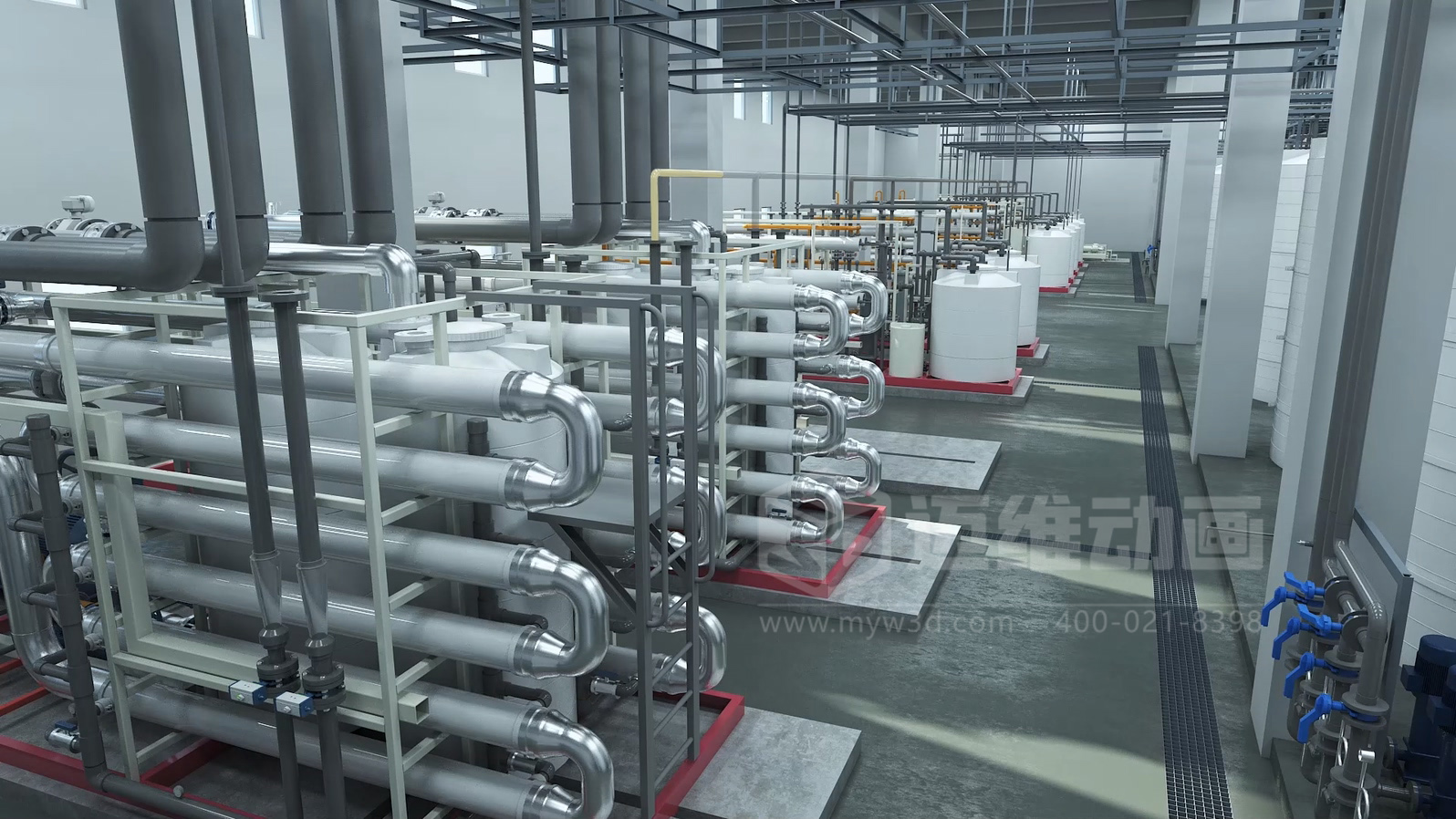 滲濾液處理工藝三維動畫(圖7)