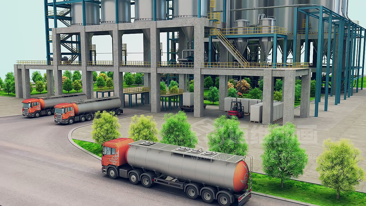 粉粒體物料處理系統(tǒng)三維動畫(圖12)